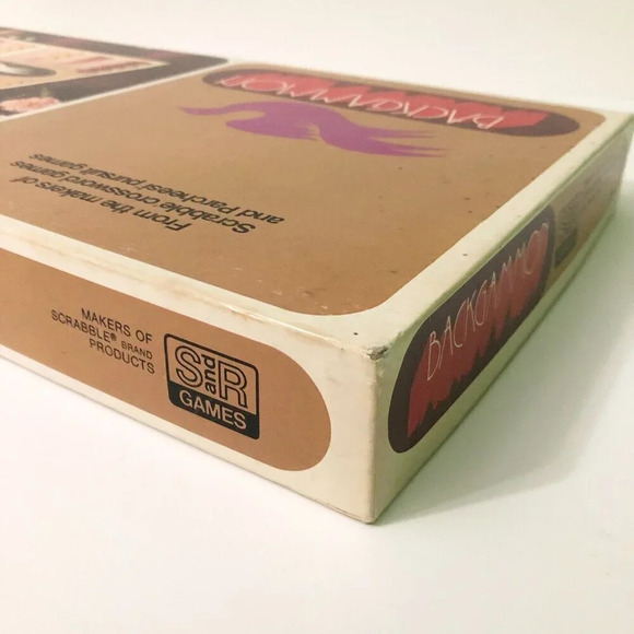 Vtg 1975 Backgammon Board Game S and R Games Selchow Righter Complete - Picture 13 of 15